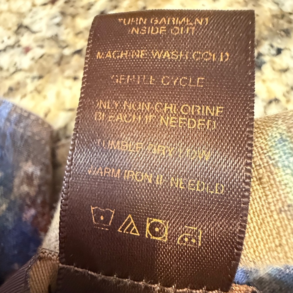 Multiples linen button up jacket abstract multico… - image 7